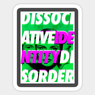 dissociative identity disorder Sticker